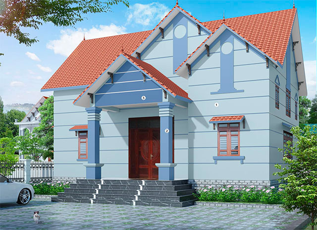 Hướng dẫn phối màu cơ bản cho bản mầu ngoại thất cao cấp